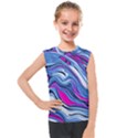 Fluid Art Pattern Kids  Mesh Tank Top View1