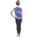 Fluid Art Pattern Kids  Mesh Tank Top View2