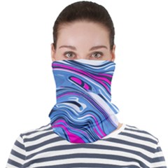 Fluid Art Pattern Face Seamless Bandana (adult) by GardenOfOphir