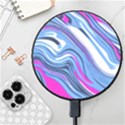 Fluid Art Pattern Wireless Fast Charger(Black) View1