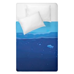 Ai Generated Ocean Sea Fish Underwater Water Duvet Cover Double Side (single Size) by Pakemis