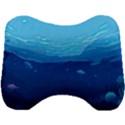 Ai Generated Ocean Sea Fish Underwater Water Head Support Cushion View1