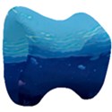 Ai Generated Ocean Sea Fish Underwater Water Head Support Cushion View3