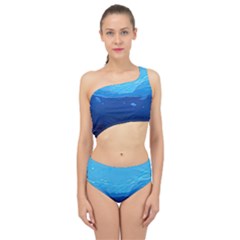 Ai Generated Ocean Sea Fish Underwater Water Spliced Up Two Piece Swimsuit by Pakemis