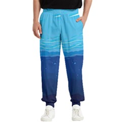 Ai Generated Ocean Sea Fish Underwater Water Men s Elastic Waist Pants by Pakemis