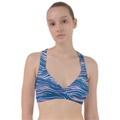 Modern Fluid Art Sweetheart Sports Bra by GardenOfOphir