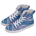 Modern Fluid Art Women s Hi-Top Skate Sneakers View2