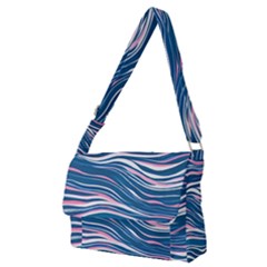 Modern Fluid Art Full Print Messenger Bag (m) by GardenOfOphir