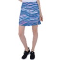 Modern Fluid Art Tennis Skirt View1