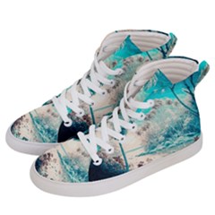 Tropical Winter Tropical Winter Landscape Men s Hi-top Skate Sneakers by Pakemis