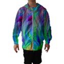 Fluid Art - Artistic And Colorful Kids  Hooded Windbreaker View1