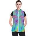 Fluid Art - Artistic And Colorful Women s Puffer Vest View1