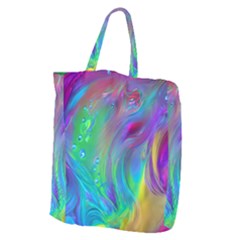 Fluid Art - Artistic And Colorful Giant Grocery Tote by GardenOfOphir