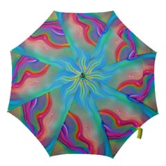 Fluid Art - Contemporary And Flowy Hook Handle Umbrellas (small) by GardenOfOphir