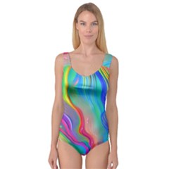 Fluid Art - Contemporary And Flowy Princess Tank Leotard  by GardenOfOphir