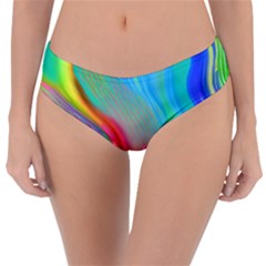 Fluid Art - Contemporary And Flowy Reversible Classic Bikini Bottoms