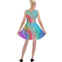 Fluid Art - Contemporary And Flowy Velvet Skater Dress View2