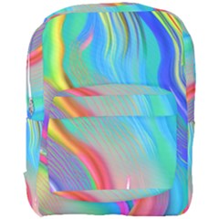 Fluid Art - Contemporary And Flowy Full Print Backpack by GardenOfOphir