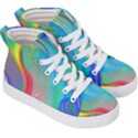 Fluid Art - Contemporary And Flowy Kids  Hi-Top Skate Sneakers View3