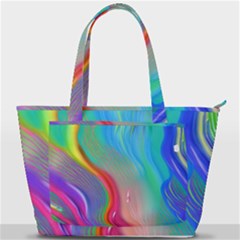 Fluid Art - Contemporary And Flowy Back Pocket Shoulder Bag  by GardenOfOphir