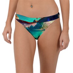 Tropical Paradise Beach Ocean Shore Sea Fantasy Band Bikini Bottoms by Pakemis