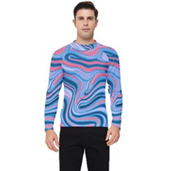 Fluid Art - Abstract And Modern Men s Long Sleeve Rash Guard by GardenOfOphir