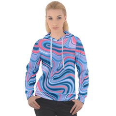 Fluid Art - Abstract And Modern Women s Overhead Hoodie by GardenOfOphir