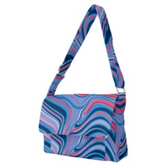 Fluid Art - Abstract And Modern Full Print Messenger Bag (m) by GardenOfOphir