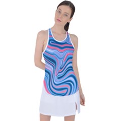 Fluid Art - Abstract And Modern Racer Back Mesh Tank Top by GardenOfOphir