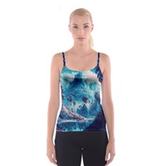 Tropical Winter Fantasy Landscape Paradise Spaghetti Strap Top by Pakemis