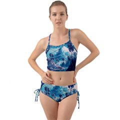 Tropical Winter Fantasy Landscape Paradise Mini Tank Bikini Set by Pakemis