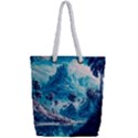 Tropical Winter Fantasy Landscape Paradise Full Print Rope Handle Tote (Small) View2