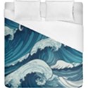 Waves Ocean Sea Pattern Water Tsunami Rough Seas Duvet Cover (King Size) View1