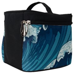 Waves Ocean Sea Pattern Water Tsunami Rough Seas Make Up Travel Bag (big) by Pakemis