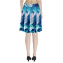 Tropical Winter Frozen Snow Paradise Palm Trees Pleated Skirt View2