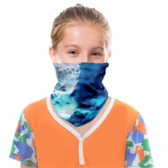 Tropical Winter Frozen Snow Paradise Palm Trees Face Covering Bandana (kids)