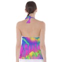 Liquid Art Pattern - Fluid Art - Marble Art - Liquid Background Babydoll Tankini Top View2