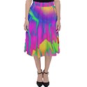 Liquid Art Pattern - Fluid Art - Marble Art - Liquid Background Classic Midi Skirt View1