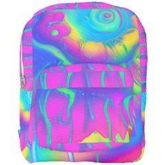 Liquid Art Pattern - Fluid Art - Marble Art - Liquid Background Full Print Backpack by GardenOfOphir