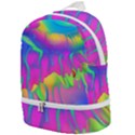 Liquid Art Pattern - Fluid Art - Marble Art - Liquid Background Zip Bottom Backpack View1