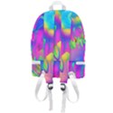 Liquid Art Pattern - Fluid Art - Marble Art - Liquid Background Zip Bottom Backpack View3