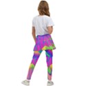 Liquid Art Pattern - Fluid Art - Marble Art - Liquid Background Kids  Skirted Pants View2