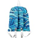 Pattern Ocean Waves Blue Nature Sea Abstract Giant Full Print Backpack View2