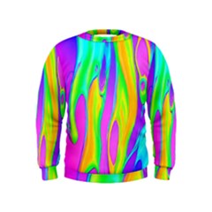 Fluid Background - Fluid Artist - Liquid - Fluid - Trendy Kids  Sweatshirt by GardenOfOphir