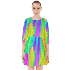 Fluid Background - Fluid Artist - Liquid - Fluid - Trendy Smock Dress by GardenOfOphir