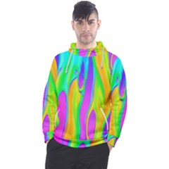 Fluid Background - Fluid Artist - Liquid - Fluid - Trendy Men s Pullover Hoodie by GardenOfOphir