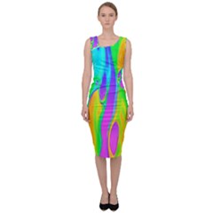 Fluid Background - Fluid Artist - Liquid - Fluid - Trendy Sleeveless Pencil Dress by GardenOfOphir