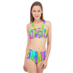 Fluid Background - Fluid Artist - Liquid - Fluid - Trendy Cage Up Bikini Set by GardenOfOphir