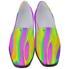 Fluid Background - Fluid Artist - Liquid - Fluid - Trendy Women s Classic Loafer Heels by GardenOfOphir