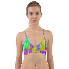 Fluid Background - Fluid Artist - Liquid - Fluid - Trendy Wrap Around Bikini Top by GardenOfOphir